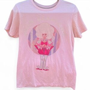 Cartoon Network Steven Universe Rose Quartz Pink Graphic Tee